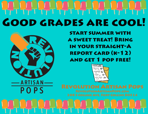 Revolution Artisan Pops grades flier