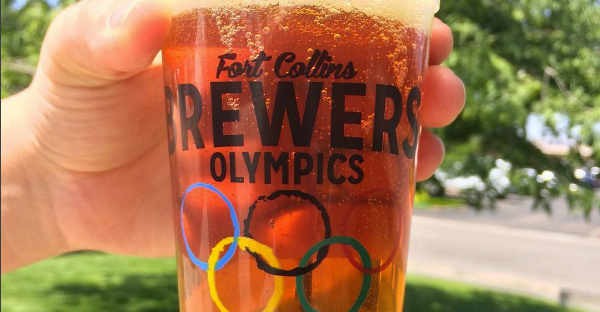 Fort Collins Brewers Olympics beer cup