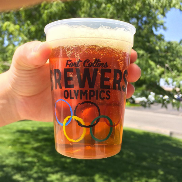 Fort Collins Brewers Olympics beer cup